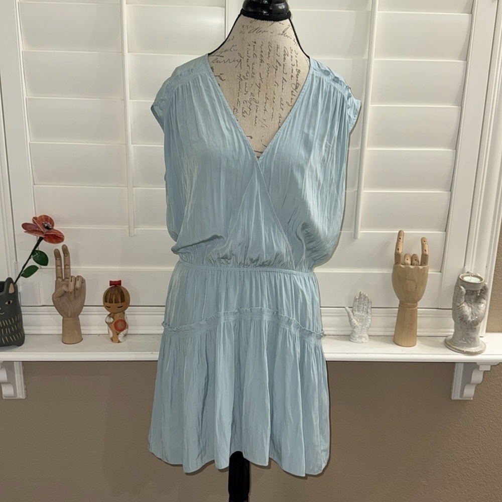 Ramy Brook Judy V Neck Mini Dress